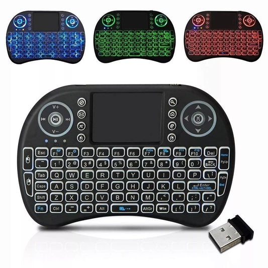 Mini Wireless Keyboard Remote Touchpad 2.4GHz Box PC Smart-TV Android TV Backlit