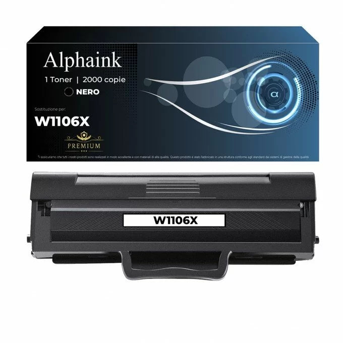 HP Toner Black W1106X (106X) with chip