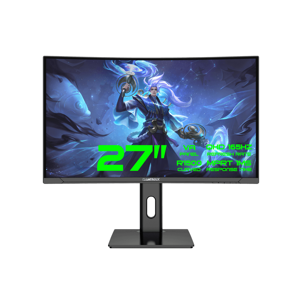 GMX27C165Q 27" Curved Monitor-1500R QHD 165Hz