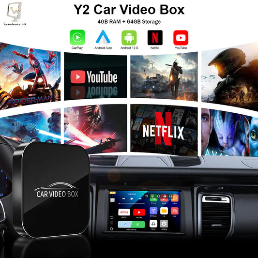 Wireless CarPlay / Android Auto + Android 12 Box