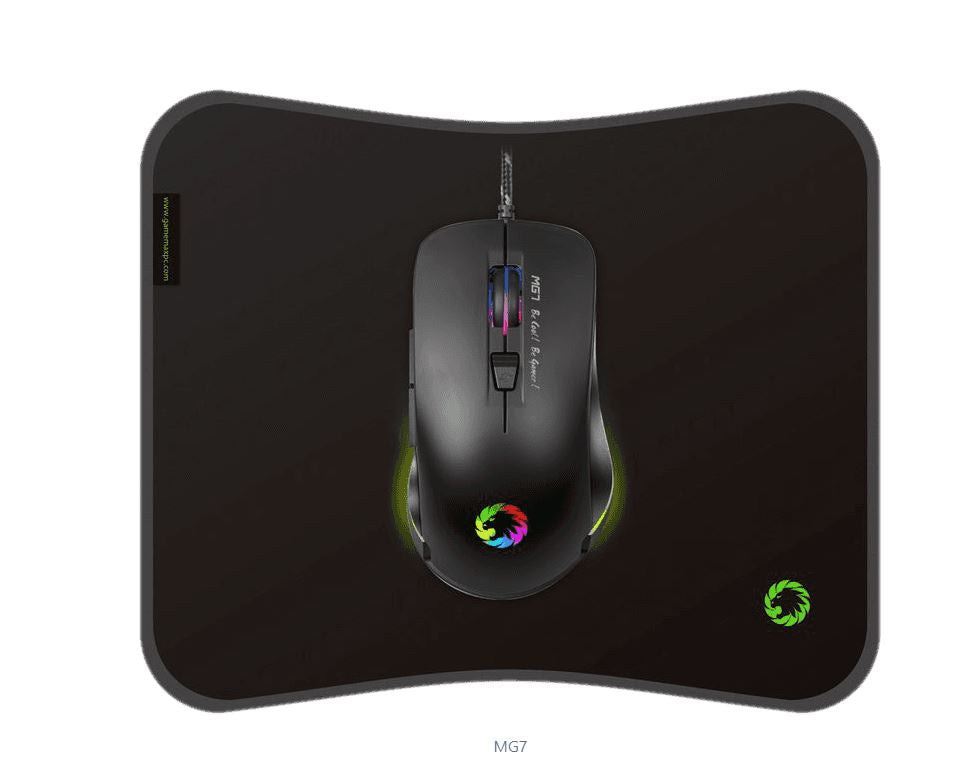 Gamemax Gaming Mouse MG7 with mouse pad 3200 DPI