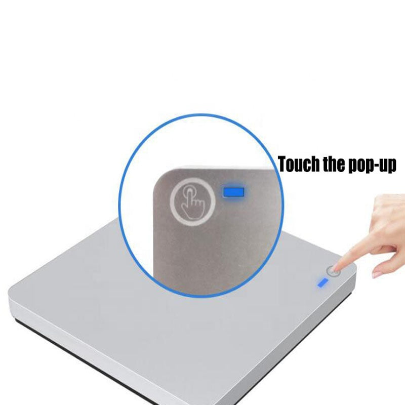 External DVD Writer Drive USB Type C Superdrive with Touch Sensor