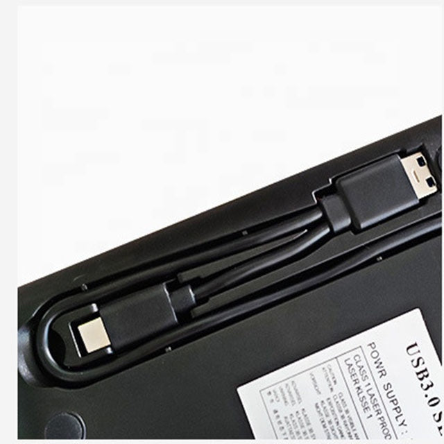External DVD Writer Drive USB Type C Superdrive with Touch Sensor