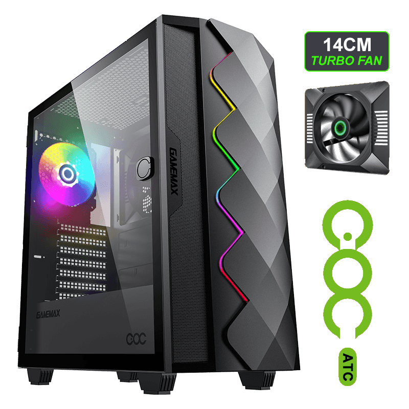 Gamemax Diamond COC BK