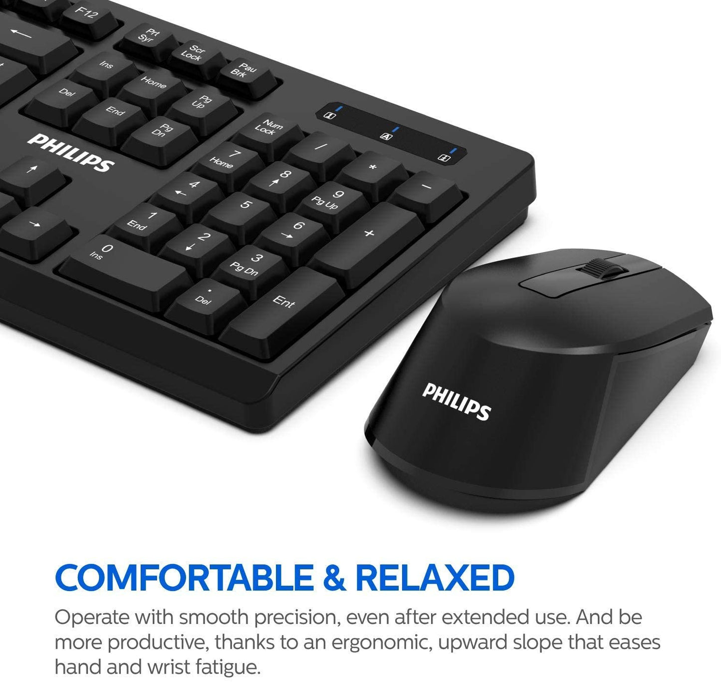 Philips Wireless Combo Keyboard and M0use