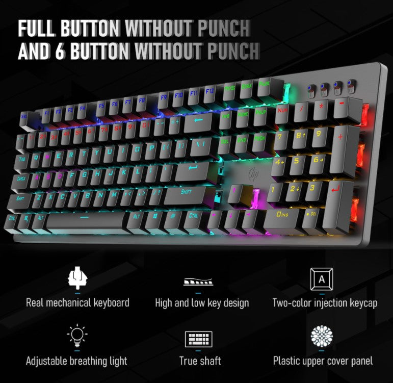 HP GK100F Mechanical Keyboard
