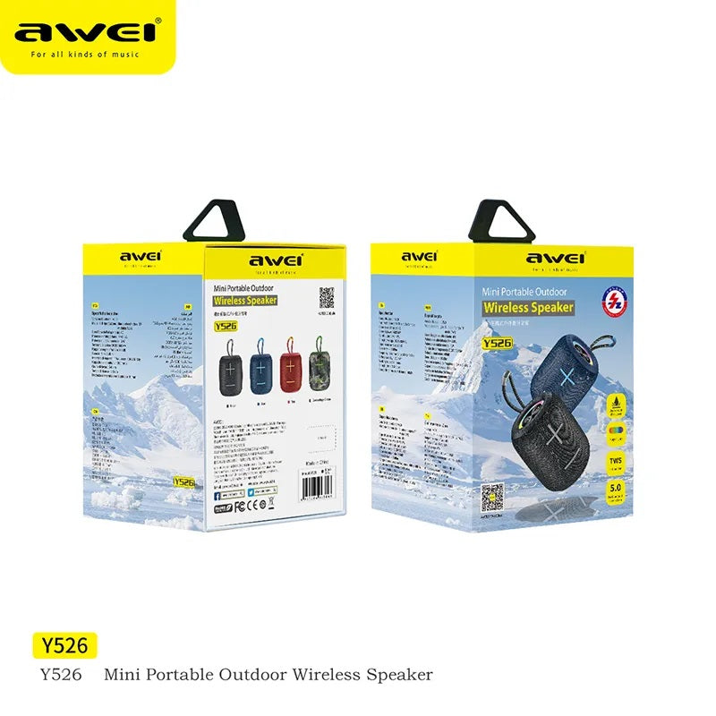 WATERPROOF MINI PORTABLE OUTDOOR WIRELESS SPEAKER-Y526