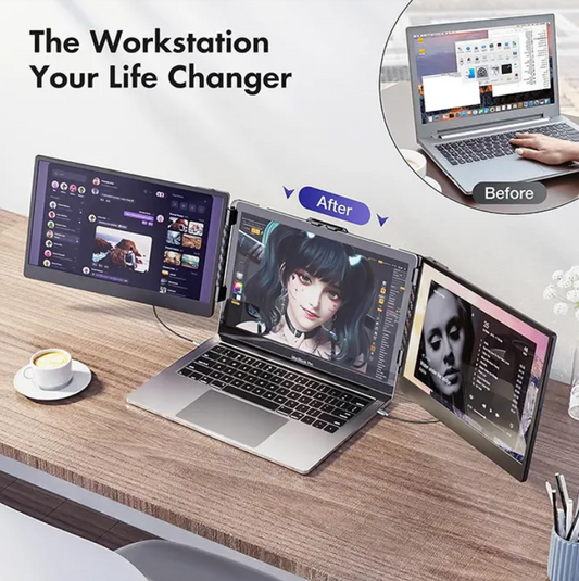 S2 Three Screen Laptop Extender(MA)