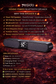 YESIDO Sound bar YSW05 Rechargeable Stereo Bass Bluetooth 5.0 Speaker Music Player Sub Support TF U-Disk