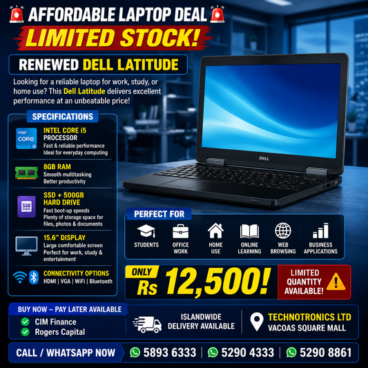 Renewed Dell Latitude Laptop