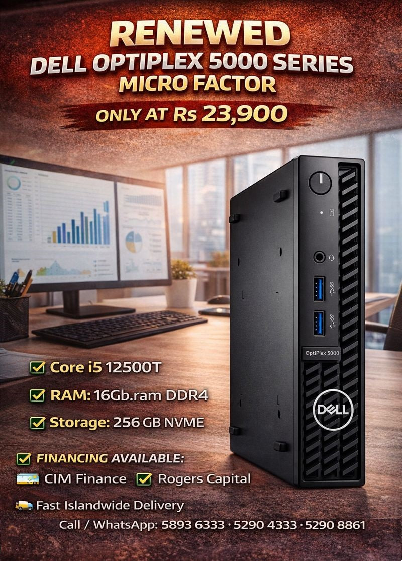 Renewed DELL OPTIPLEX 5000 SERIES- Core i5th gen,16 Gb Ram, 250GB Nvme ...