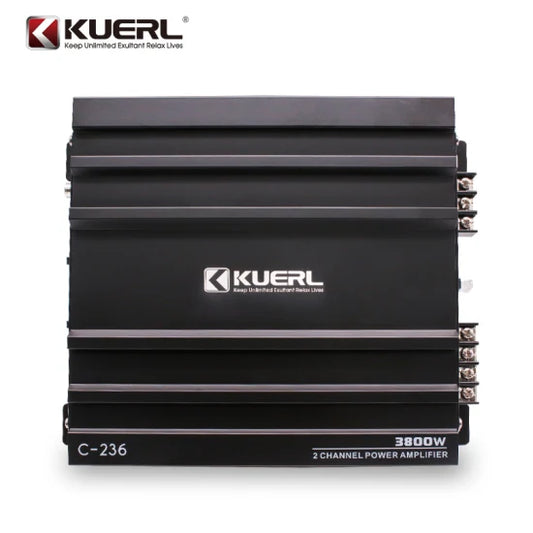 Powerful Kuerl 2 Channel Car Power Amplifier 2*40W Aluminum Kuerl Car audio Amplifier