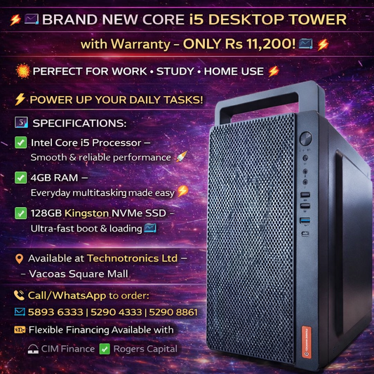 BRAND NEW CORE i5 DESKTOP TOWER