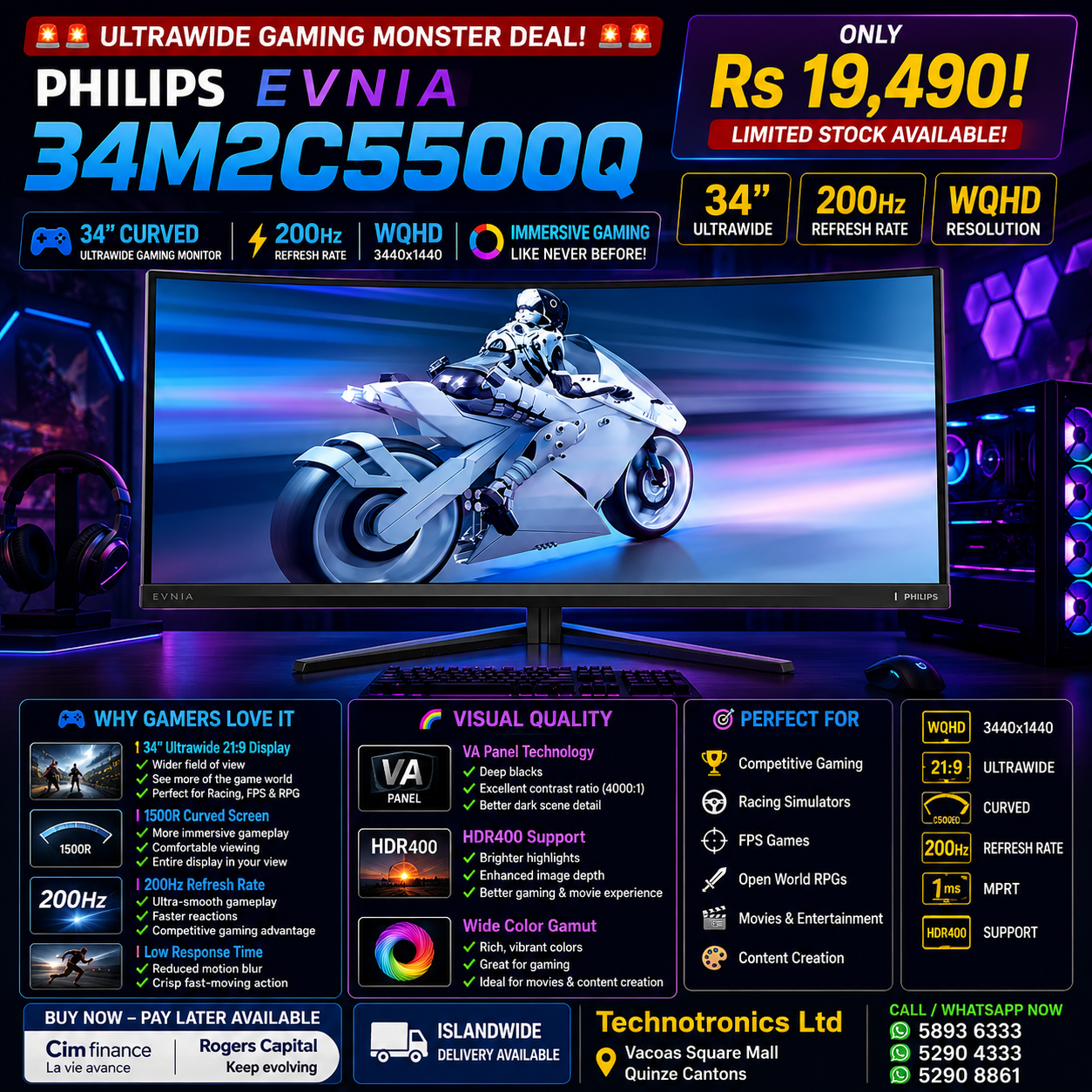 Philips Evnia 34M2C5500Q