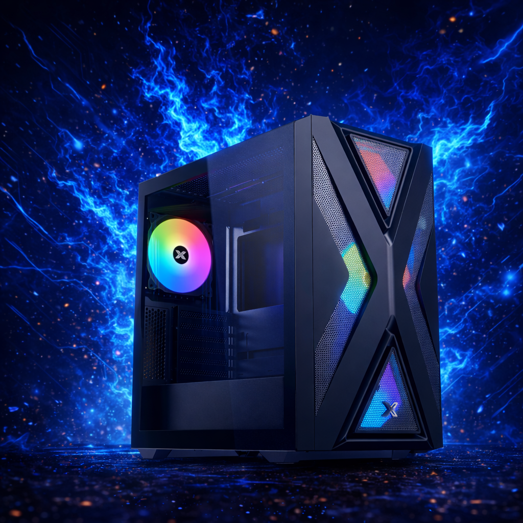 XIGMATEK HYPERION GAMING TOWER- Core Ultra 5, 16 GB Ram DDr5 ,500 GB Nvme, RTX 5060TI