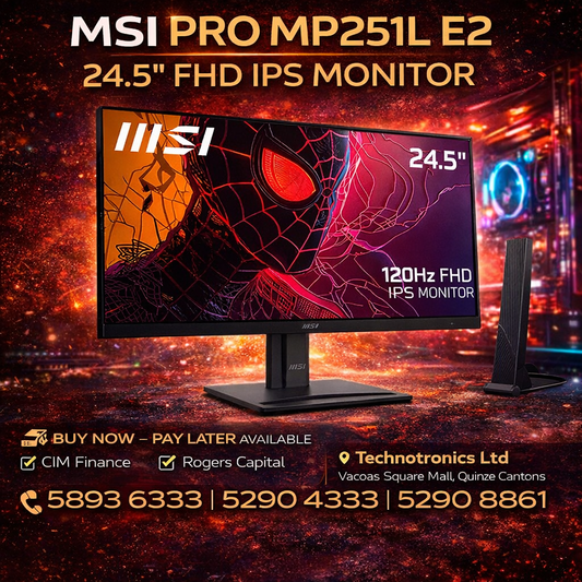 MSI PRO MP251L E2 – 24.5″ FHD IPS Monitor
