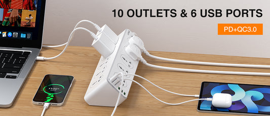 LDNIO SC10610C Power Surge Protector