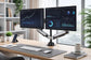 Gas Spring Dual Monitor Arm