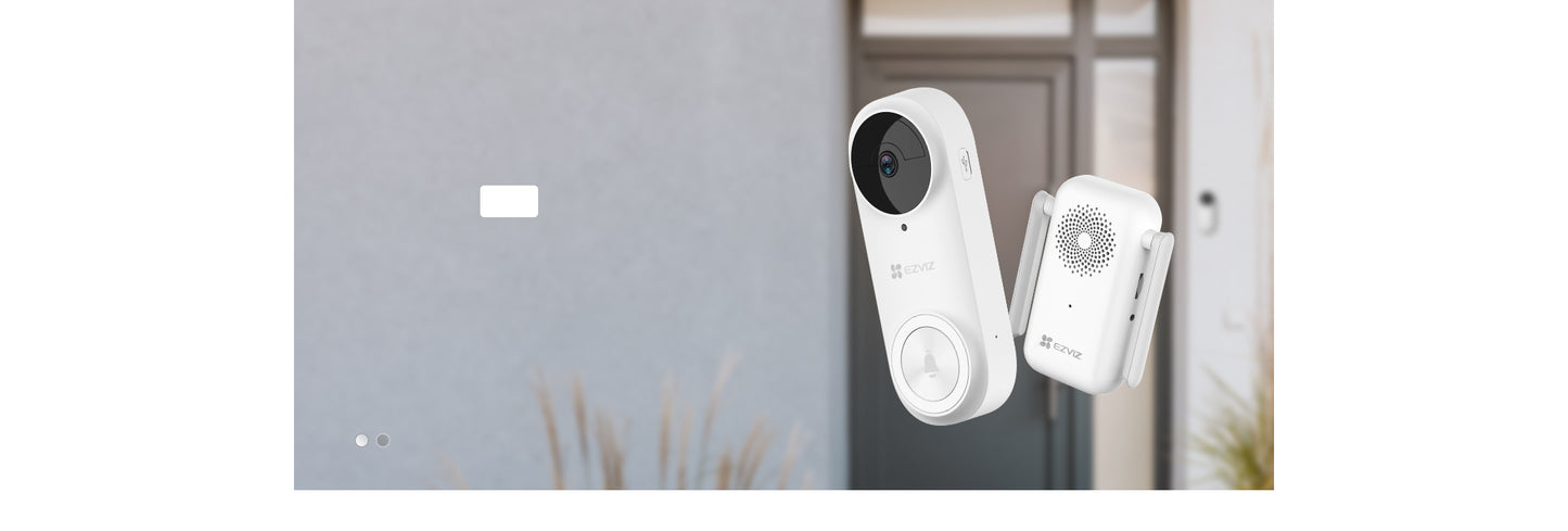 EZVIZ HOME APPLIANCE DB2C-3MP Battery-powered Video Doorbell Kit