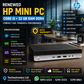 Renewed HP Mini PC |  Processor: Intel Core i5 – 8th Gen | Memory: 32 GB DDR4 RAM | Storage: 128GB NVMe +500 GB Hard Disk