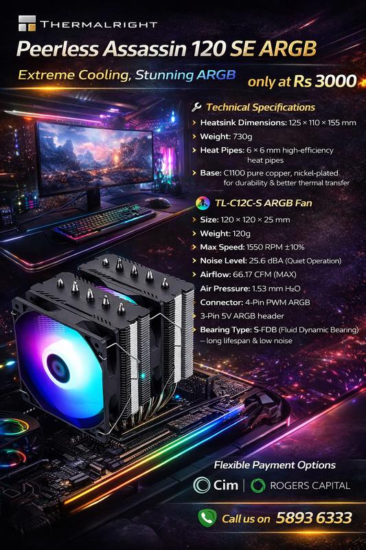 Thermalrights Peerless Assassin 120 SE ARGB – Extreme Cooling, Stunning ARGB!