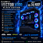 Lian Li Vector V100 Black Edition Gaming Tower |  Intel Ultra 5 225F CPU | 16GB DDR5 RAM | 500GB NVMe SSD | PNY RTX 5060 8GB