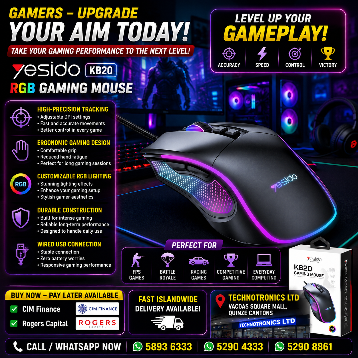 Yesido KB20 Gaming Mouse