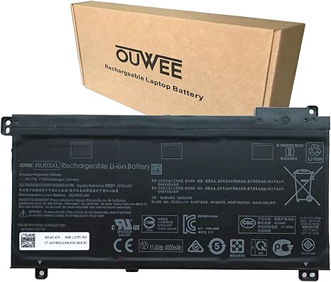 JPking RU03XL Laptop Akku Für Hp Probook X360 11 G3 G4 G5 G6