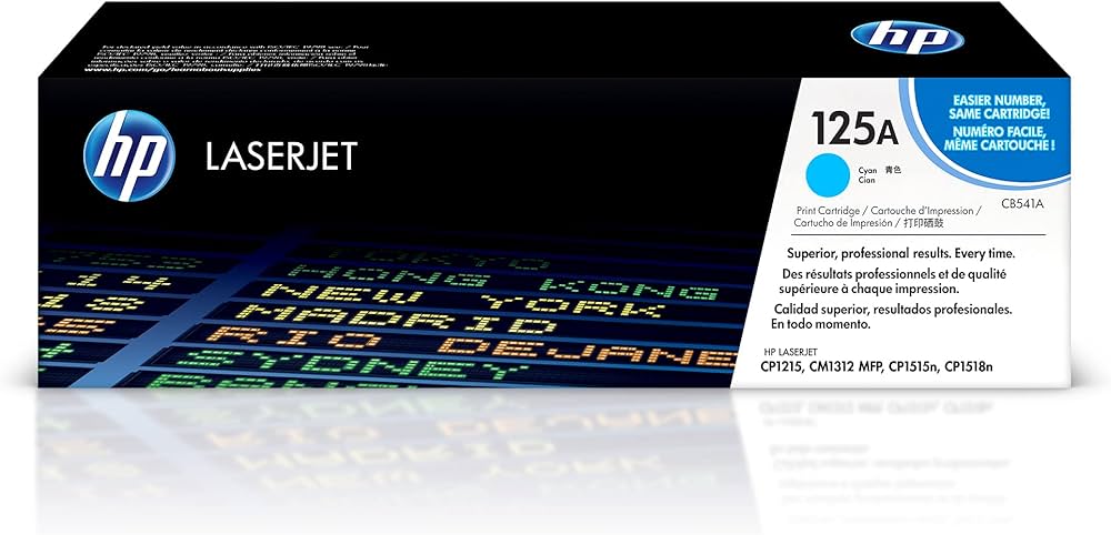 HP TONER CARTRIDGE CYAN 125A/ CB41A