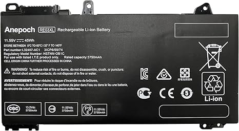 RE03XL-HP PROBOOK 430 440 445 455 445R 455R G6 430 440 445 450 G7 SERIES