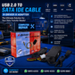 USB 2.0 To SATA IDE Cable WITH POWER.