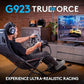 Logitech G923 Racing Wheel and Pedals  Featuring TRUEFORCE  Responsive Pedal, Dual Clutch Launch Control, and Genuine Leather Wheel Cover