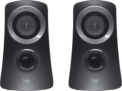Logitech Z313 2.1 Multimedia Speaker System with Subwoofer, Full Range Audio, 50 Watts Peak Power- Computer Speaker