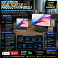 NEW 24" PORTABLE DUAL SECOND SCREEN EXTENDER