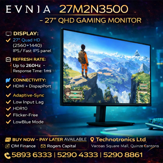 Evnia 27M2N3500 – 27″ QHD Gaming Monitor