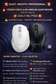 🔥 YESIDO KB45 2.4G WIRELESS SILENT MOUSE ( White/ Black)🔥