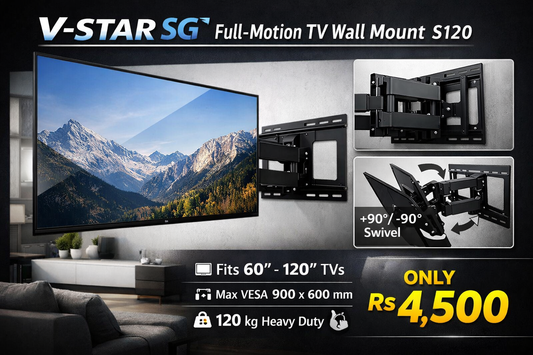 V-STAR   S120 TV Stand up to 120 Inch