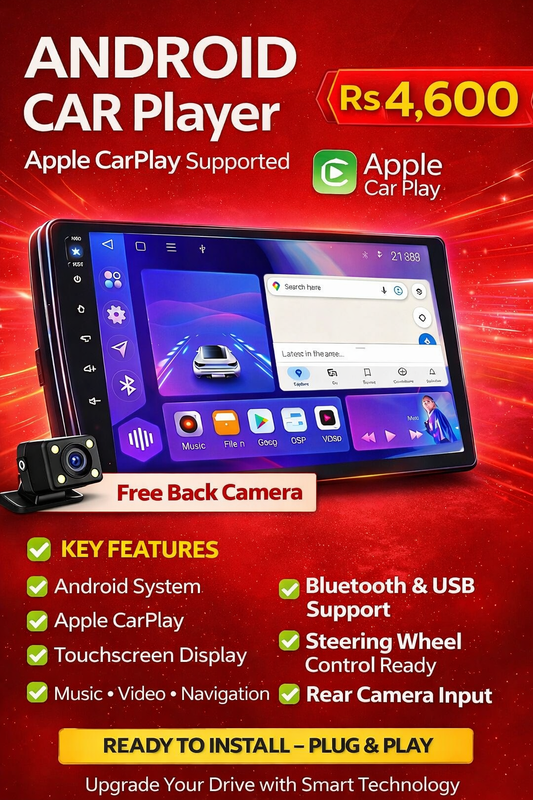 CAR SCREEN ANDROID 15.0, 10.1INCH HS-1010F- Car Player With GPS( 2 Din)