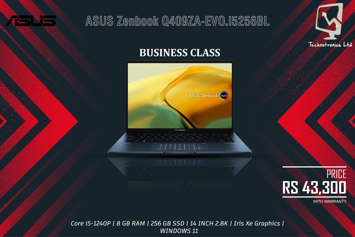 ASUS ZenBook Q409ZA-EVO.I5256BL