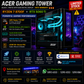 ACER GAMING TOWER (BLACK / WHITE) WITH SIDE DIGITAL DISPLAY+ RYZEN 7 8700F + RTX 5060 Ti 💥
