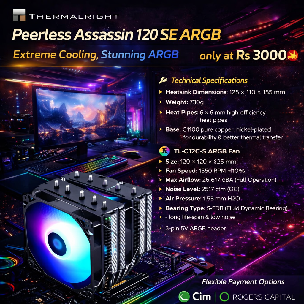 Thermalrights Peerless Assassin 120 SE ARGB – Extreme Cooling, Stunning ARGB!