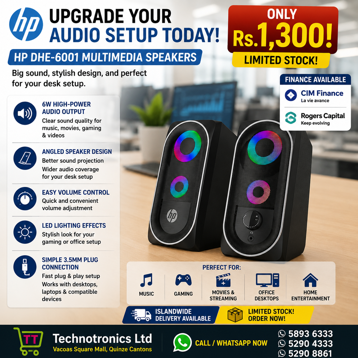 HP DHE-6001 Multimedia Speakers