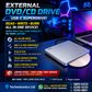 External DVD Writer Drive USB Type C Superdrive with Touch Sensor