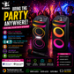 Portable Bluetooth Speaker BOOM -(H0me/ 0utd00r)
