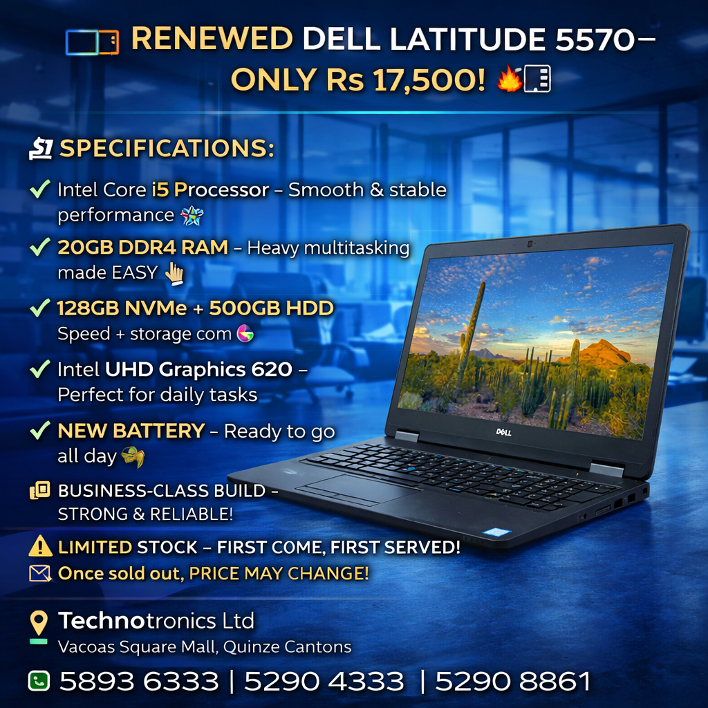 RENEWED DELL LATITUDE 5570