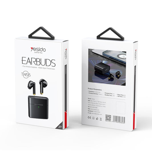 Yesido TWS15 Square True Wireless Bluetooth Noise Reduction Earphone