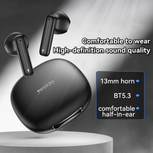 Yesido TWS25 TWS Wireless Bluetooth Earphone(Black)