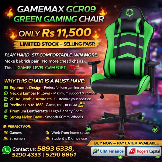 Gamemax GCR09 Green Gaming Chair