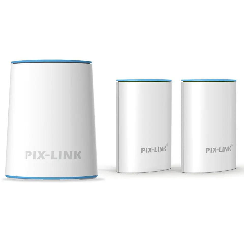 Pix-link LV-WMS05+06 Network Mesh Router AC1200 Mesh Wifi System 3 Packs Of One Set