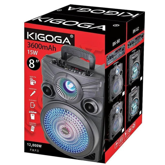 KIGOGA BK-80 Portable Bluetooth Speaker with Mic(H0me & Outdoor)